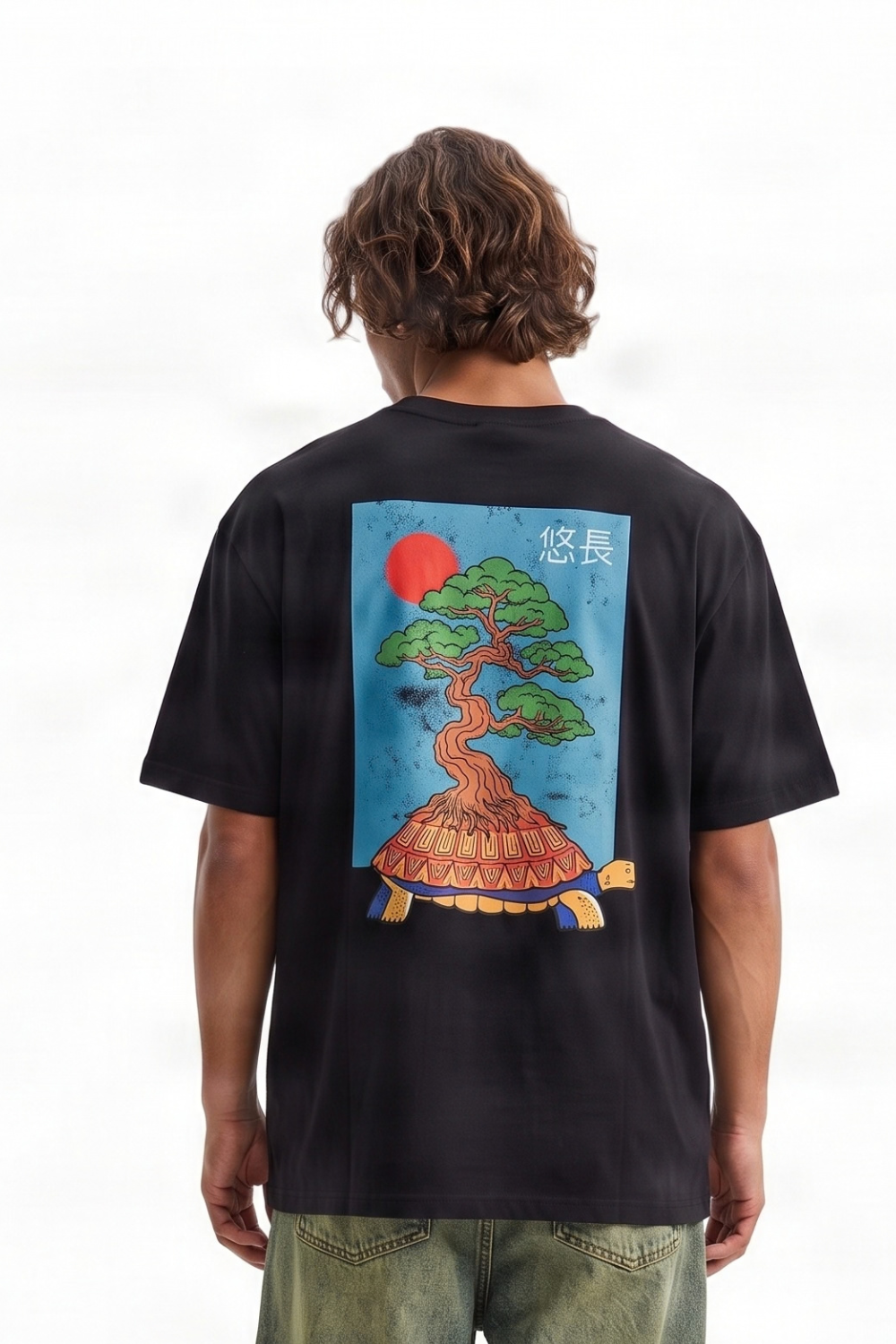 BamBooBay Slow Livin Mens T-Shirt Black