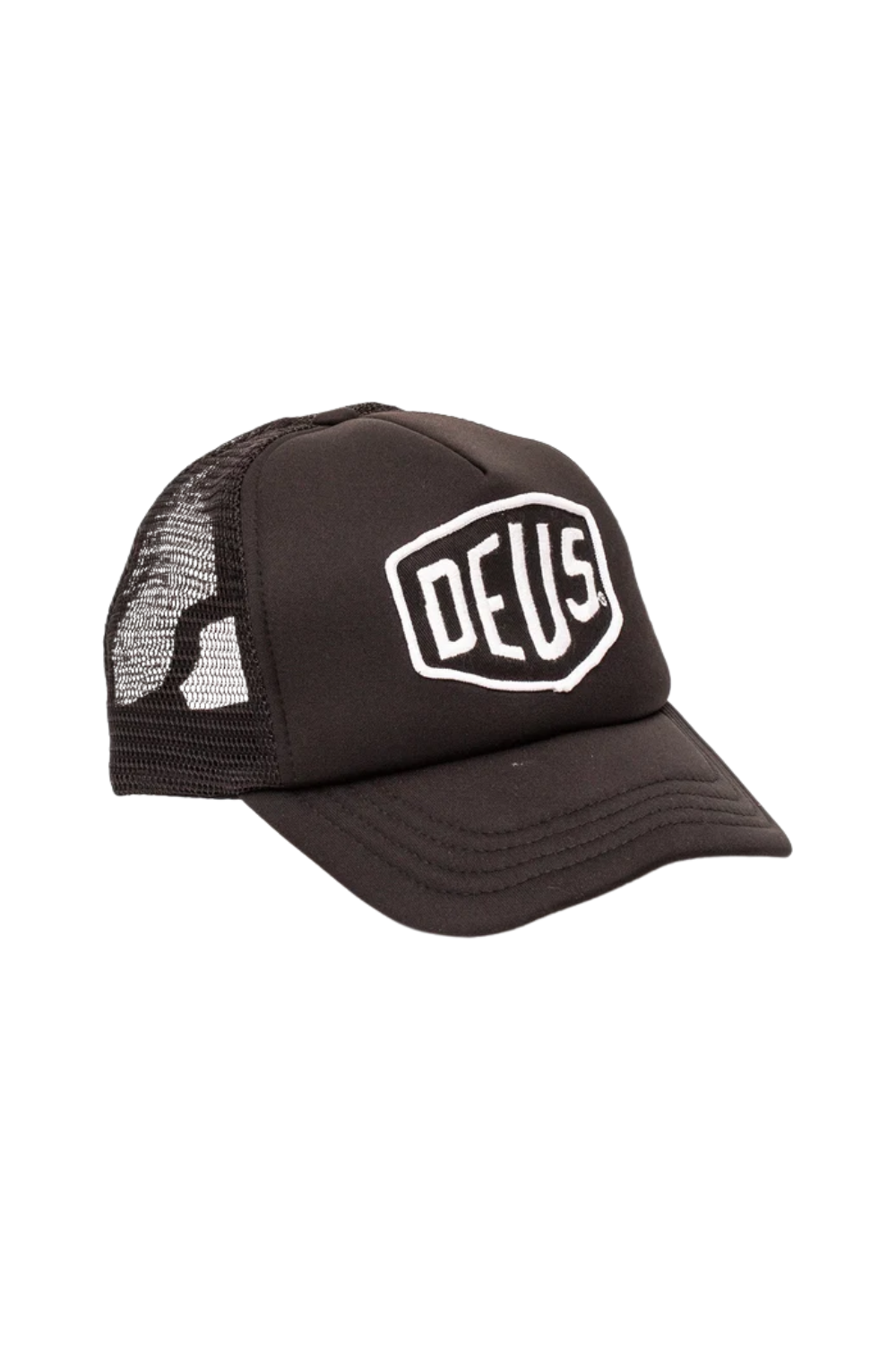 Deus Baylands Trucker Cap Black/White