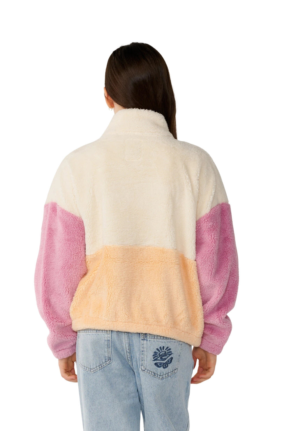 Rip Curl Surf Revival Girls Full Zip Polar Fleece Jacket Shell