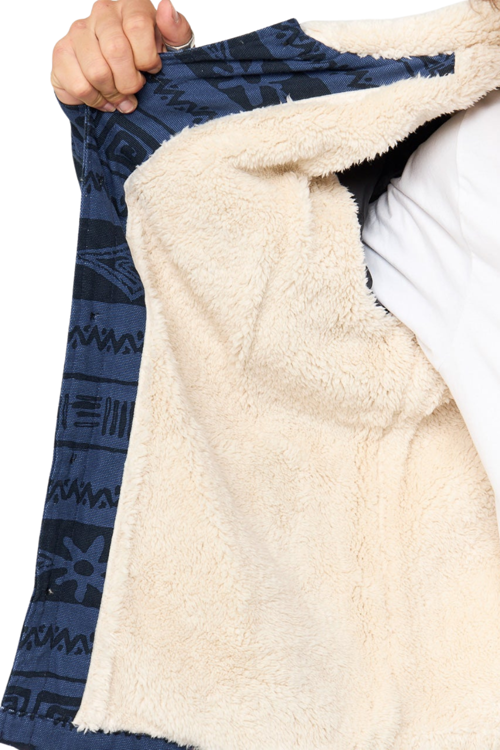 Rip Curl Classic Surf Bells Sherpa Jacket Light Navy