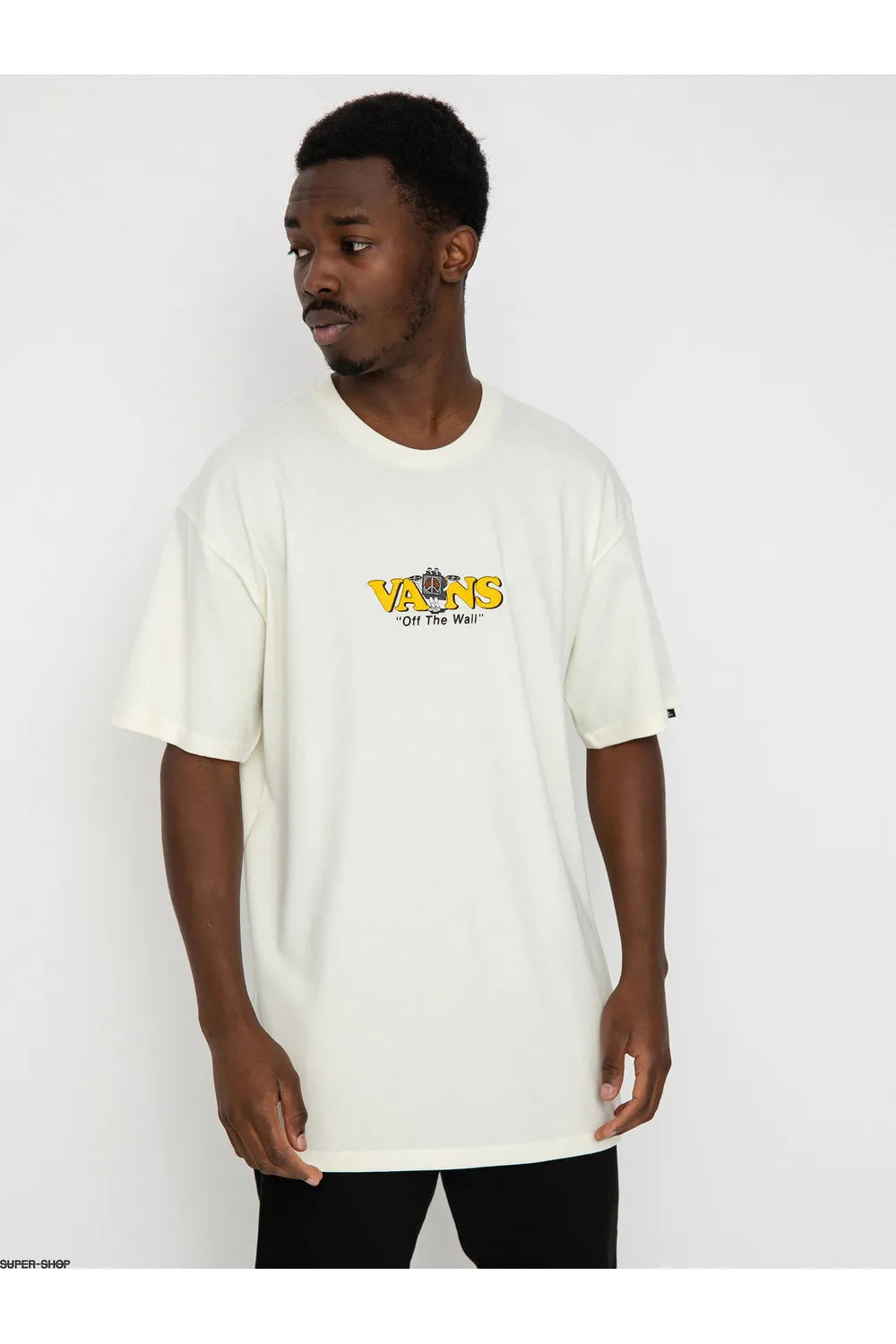 Vans Music Box Logo Short Sleeve T-Shirt Marshmallow