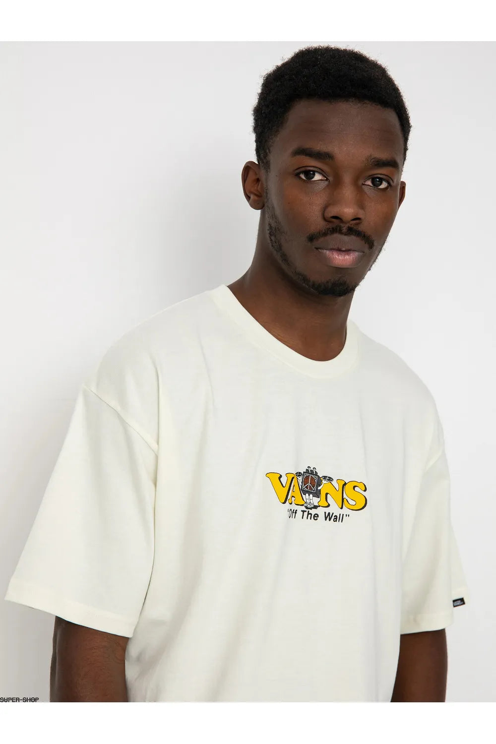 Vans Music Box Logo Short Sleeve T-Shirt Marshmallow
