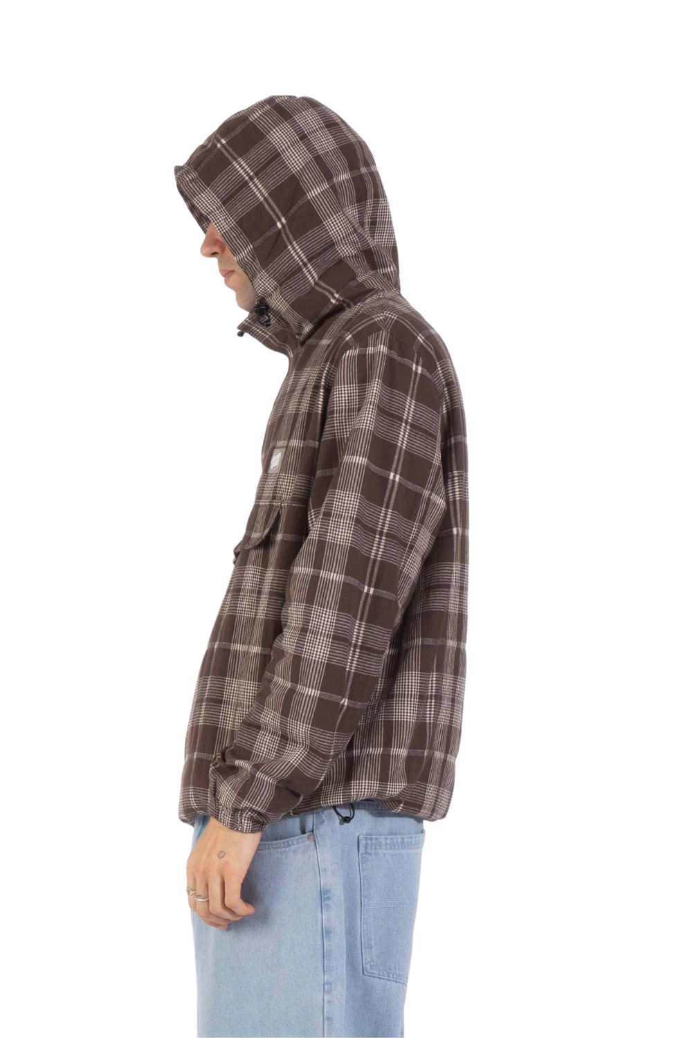 Santa Cruz Henri Mens Jacket Brown Check