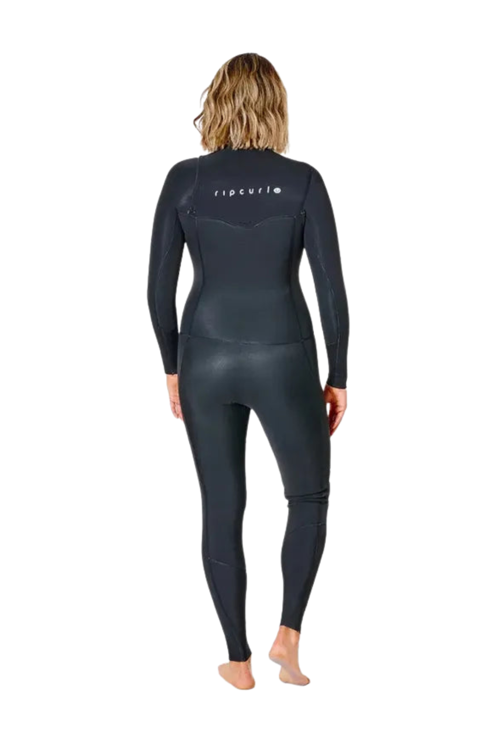 Rip Curl Dawn Patrol 3/2 Womens Chest Zip Wetsuit Black