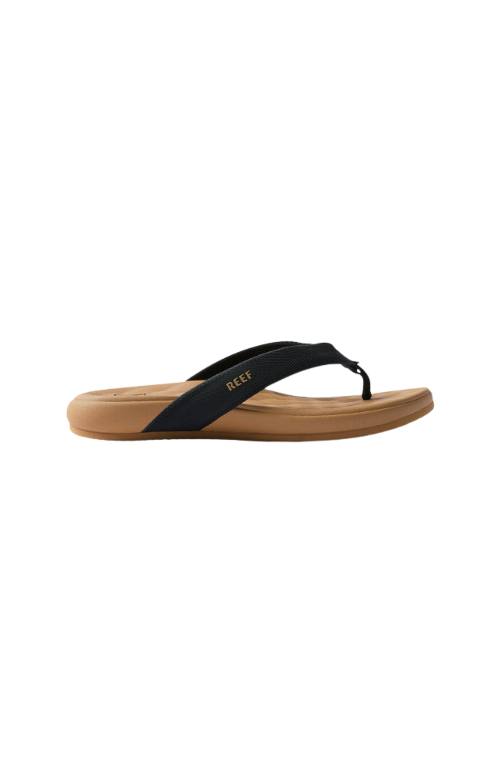 Reef Cushion Melody Womens Flip Flops Black/Tan