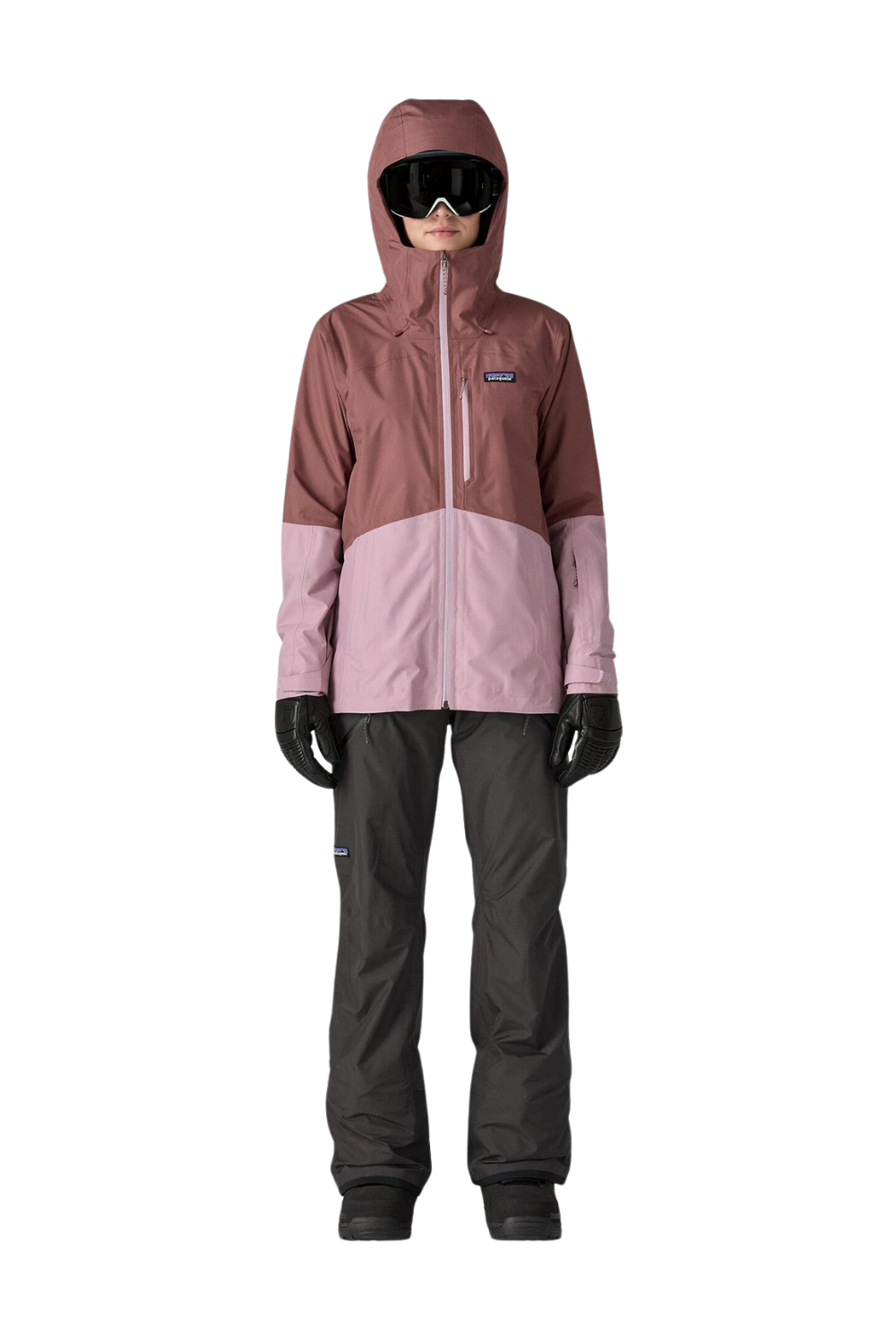 Patagonia Womens Powder Town Snow Pants Black