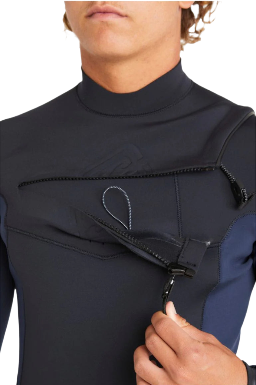 Billabong 4/3 Absolute Natural Chest Wetsuit Zip Dark Navy