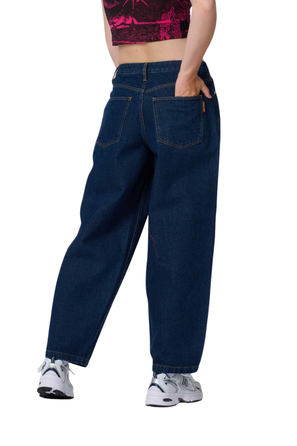 Santa Cruz Womens Classic Barrel Pant Dark Denim