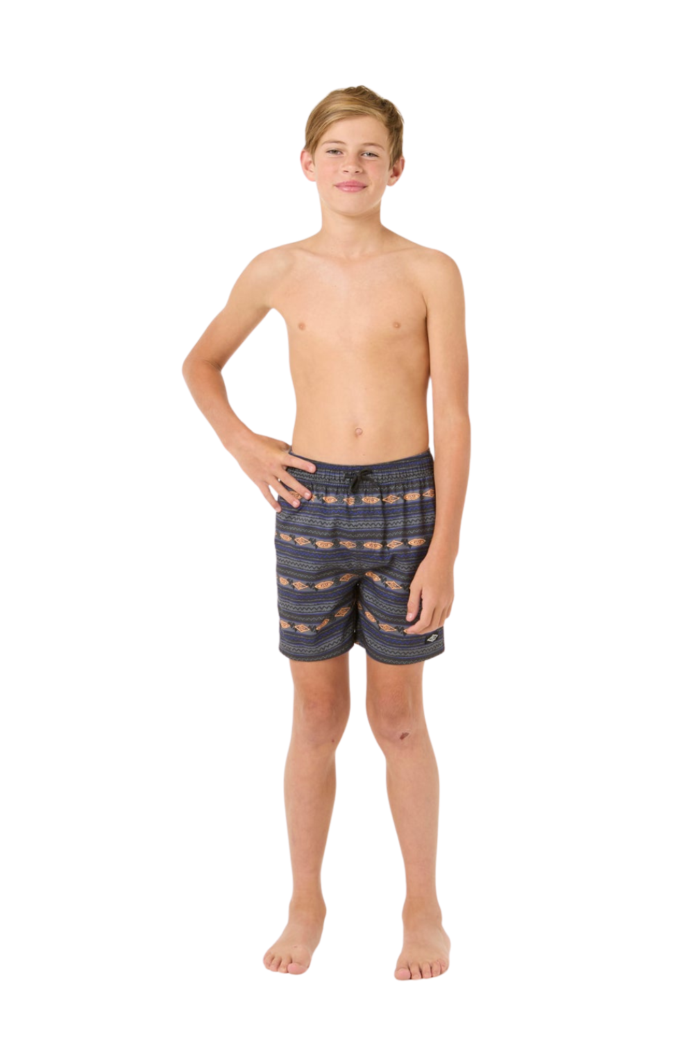 Rip Curl Raw Energy Boys Mesh Volley Boardshorts Washed Black