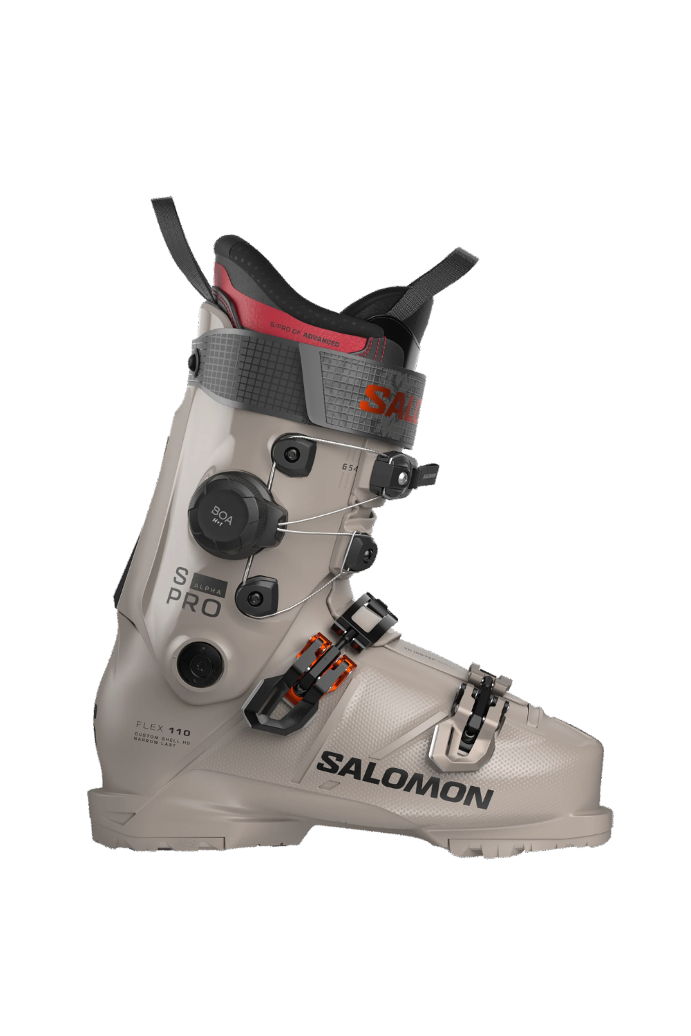 Salomon S/Pro Alpha C Boa 110 Mens Ski Boots Roasted Cashew/Black