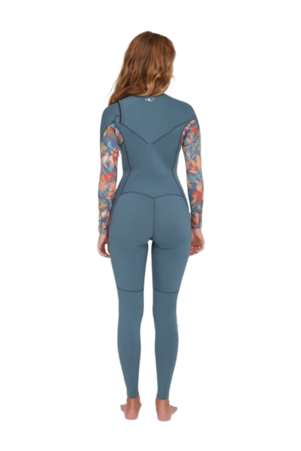O'Neill Epic 3/2mm Womens Wetsuit Chest Zip Copenblue/Paintropics