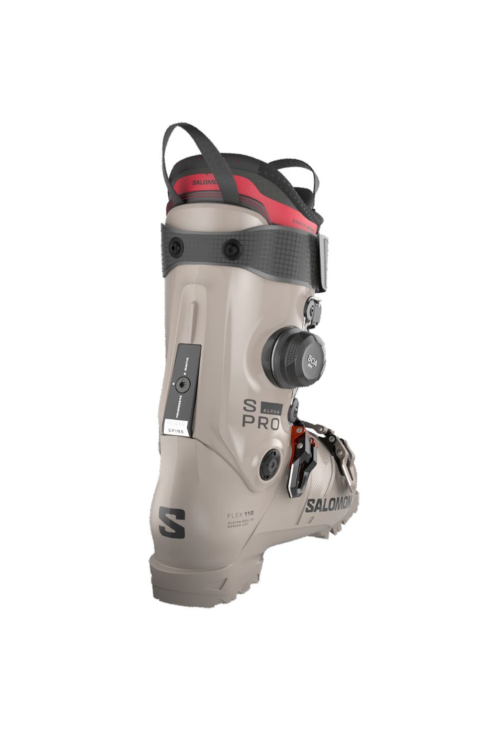 Salomon S/Pro Alpha C Boa 110 Mens Ski Boots Roasted Cashew/Black