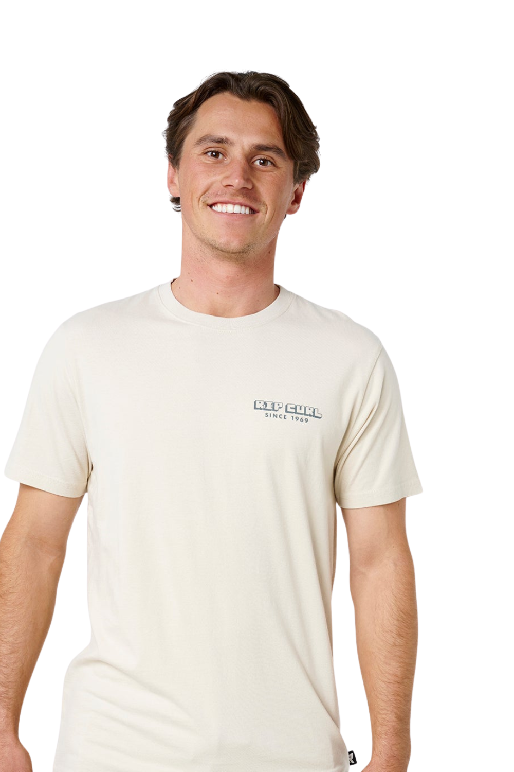 Rip Curl Artist Of The Search Sailboat Mens T-Shirt Vintage White