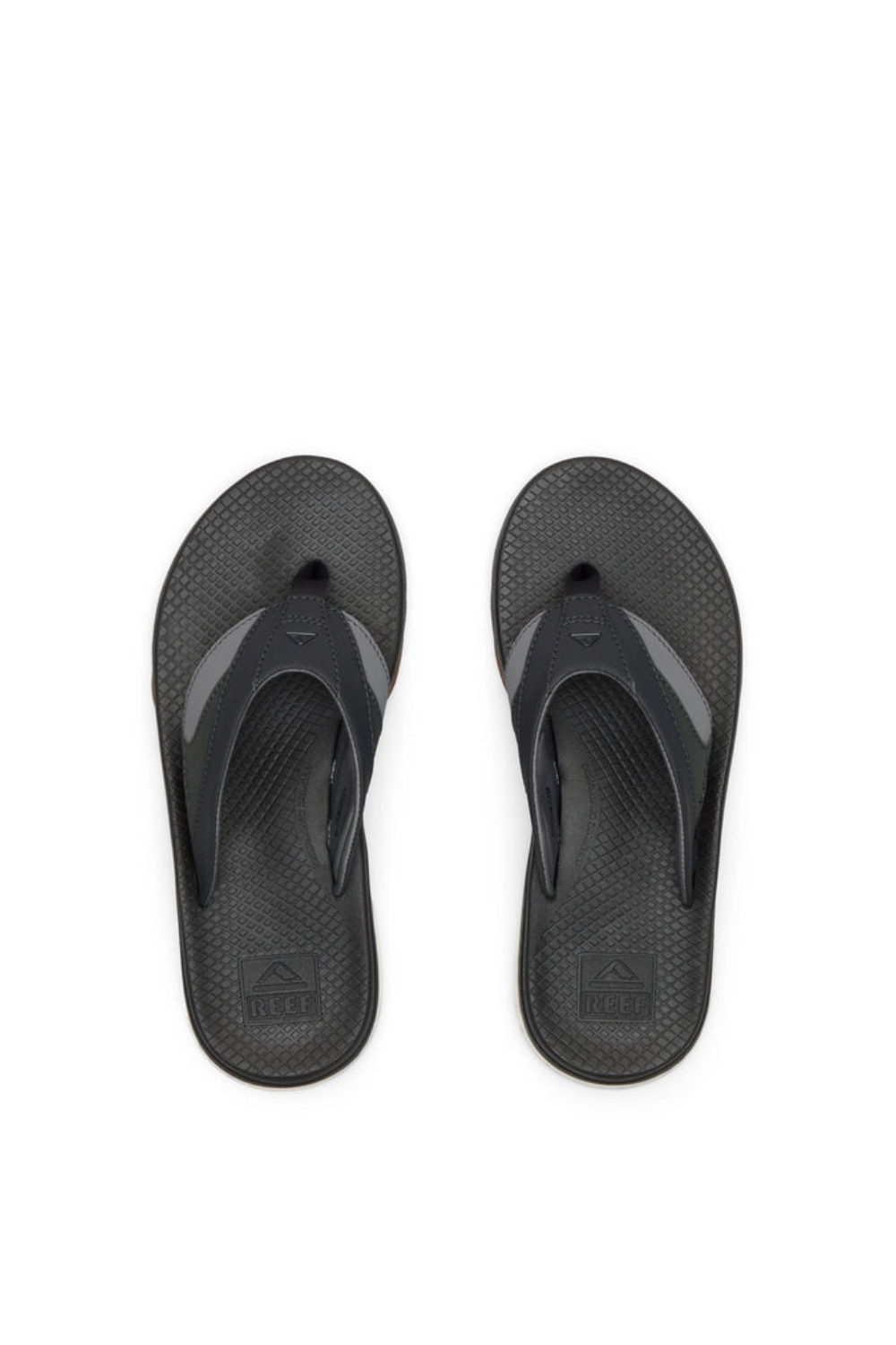 Reef Fanning + Mens Flip Flops Black/Gum