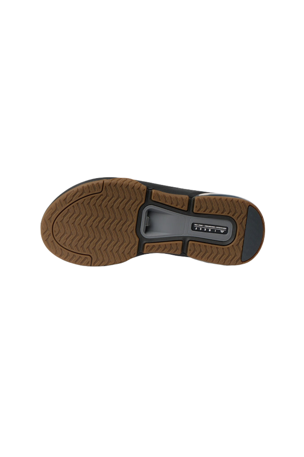 Reef Fanning + Mens Flip Flops Black/Gum