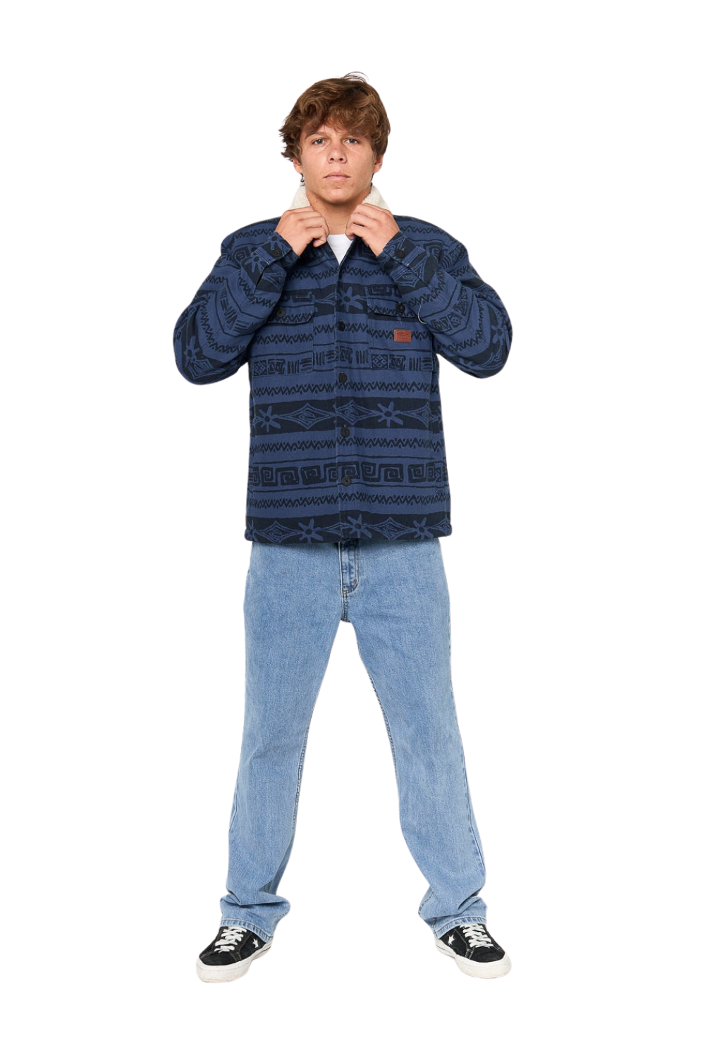 Rip Curl Classic Surf Bells Sherpa Jacket Light Navy