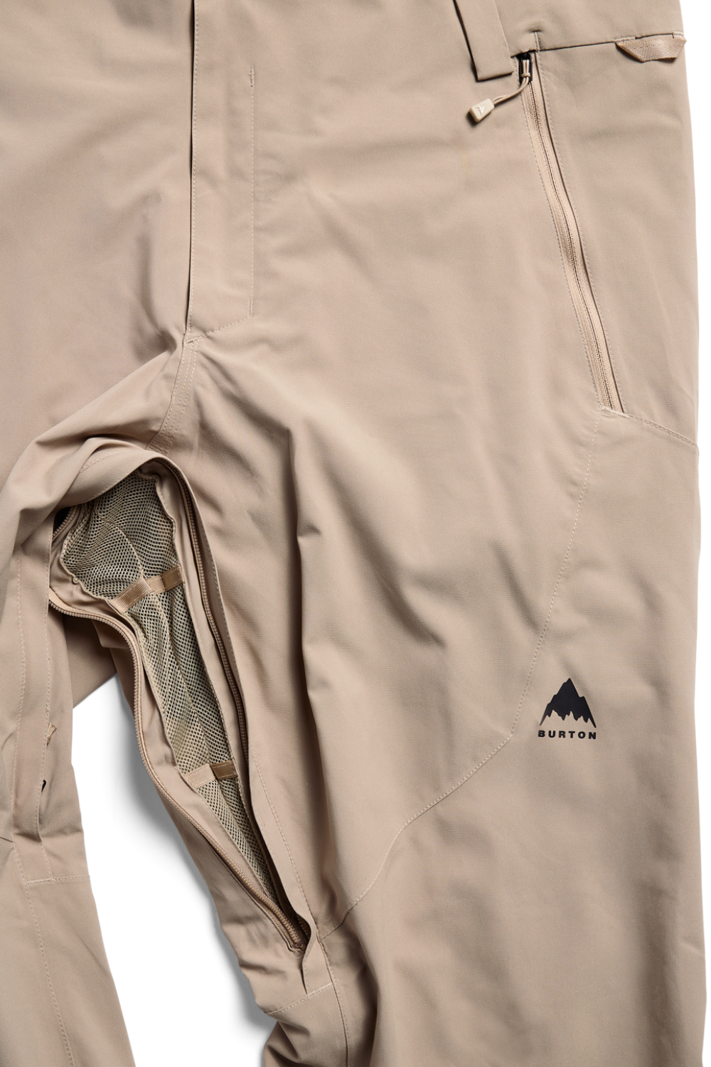 Burton Reserve 2L Mens Bib Ski & Snowboard Pants Summit Taupe