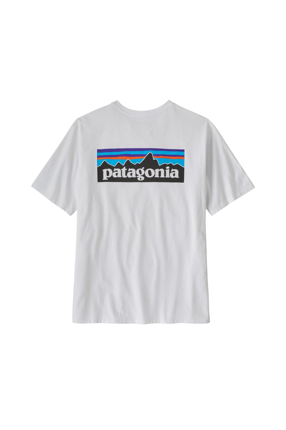 Patagonia P-6 Logo Mens Responsibili-Tee Fiber White