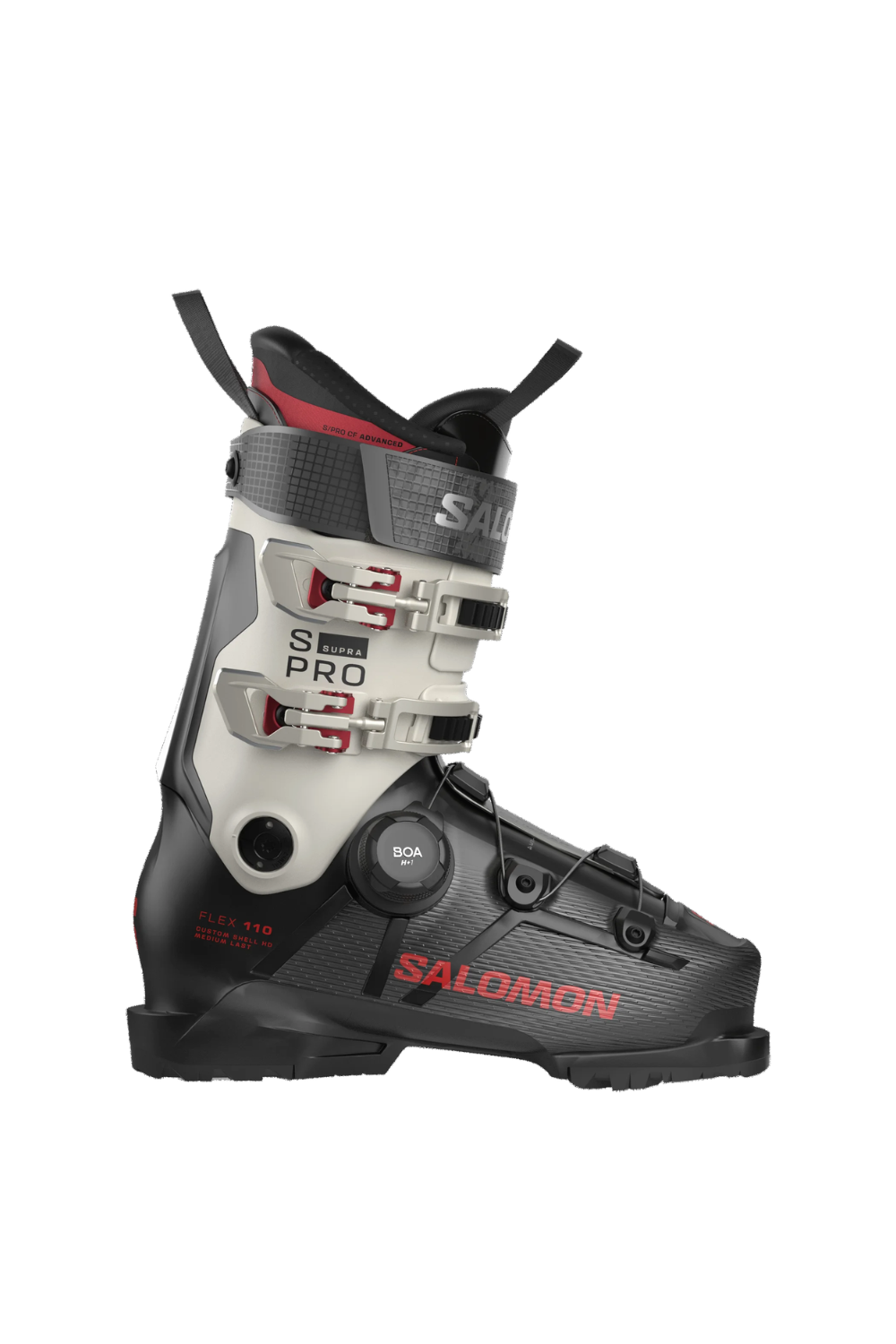 Salomon S/Pro Supra S Boa 110 Mens Ski Boots Black/Gray Aurora
