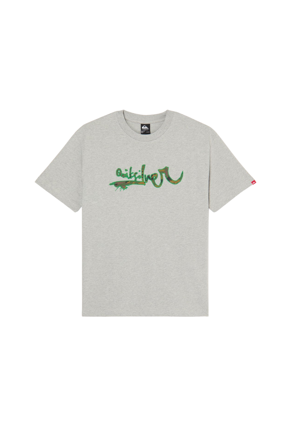 Quiksilver Young Guns Vortex Mens T-Shirt Light Grey Heather