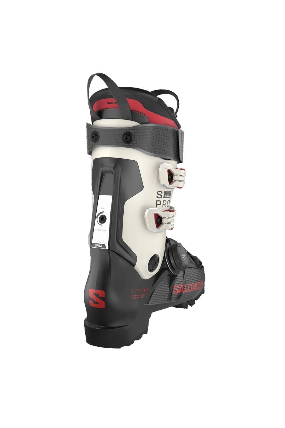 Salomon S/Pro Supra S Boa 110 Mens Ski Boots Black/Gray Aurora