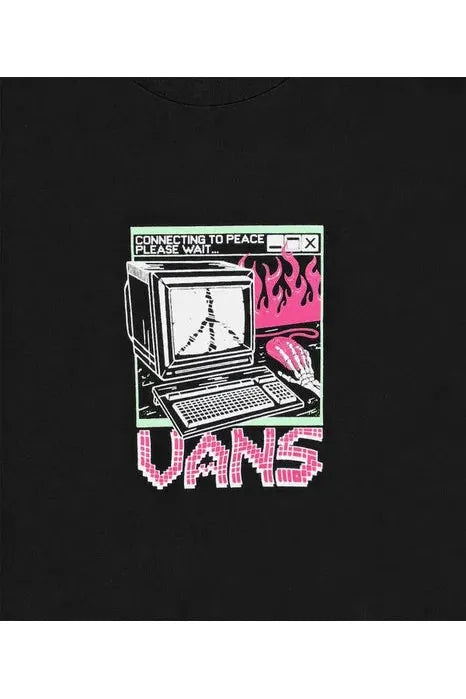 Vans Throwback Peace Machine Short Sleeve T-Shirt Black