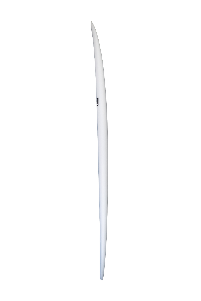Pyzel White Tiger Surfboard with Futures in White 5'7"