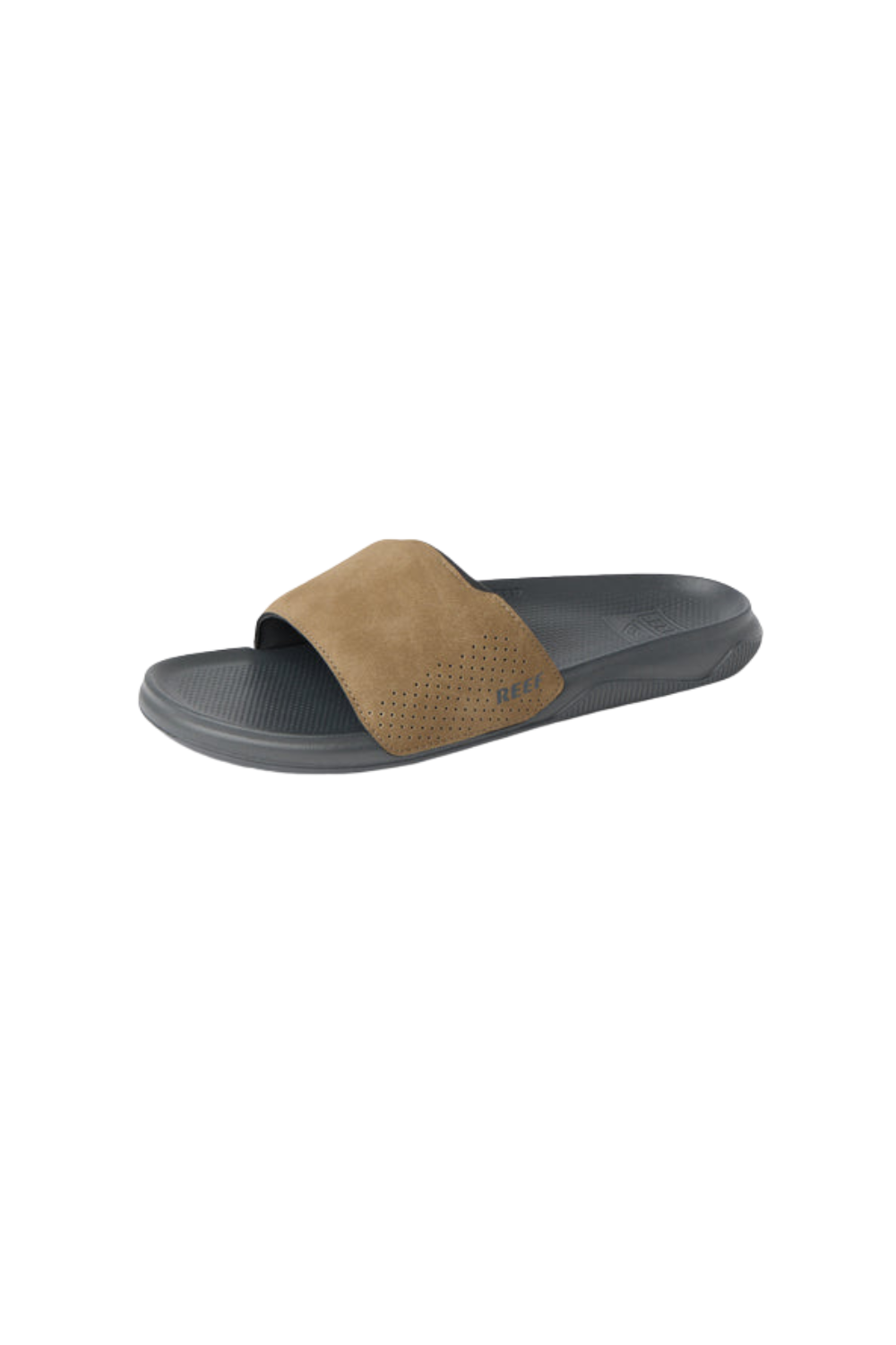 Reef Tailslide Mens Slide Sandals Grey/Tan