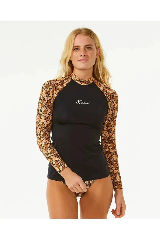 Rip Curl Sea Of Dreams Upf 50 Long Sleeve Brown