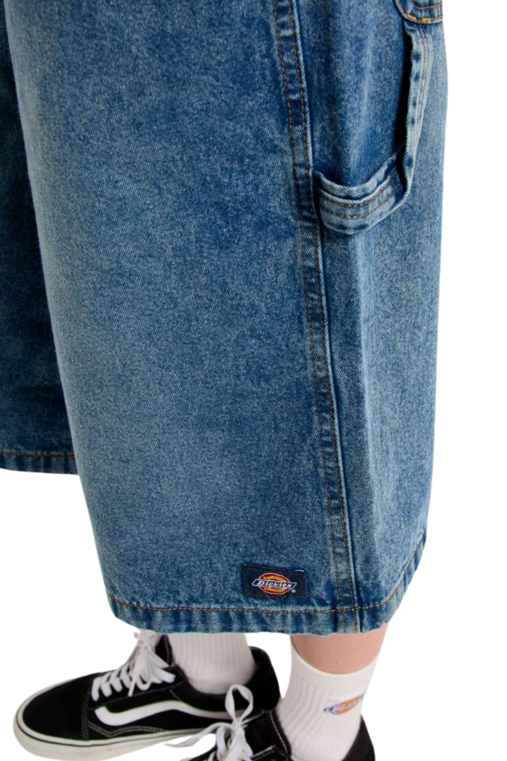 Dickies Carpenter Denim Jorts Rinsed Fade