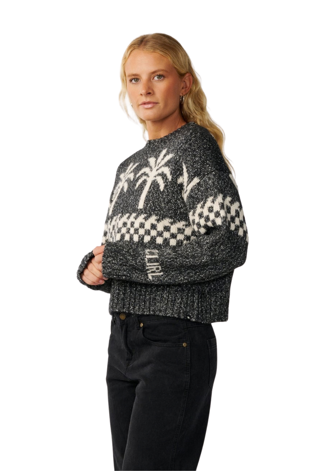Rip Curl Bossa Nova Neps Womens Sweater Washed Black