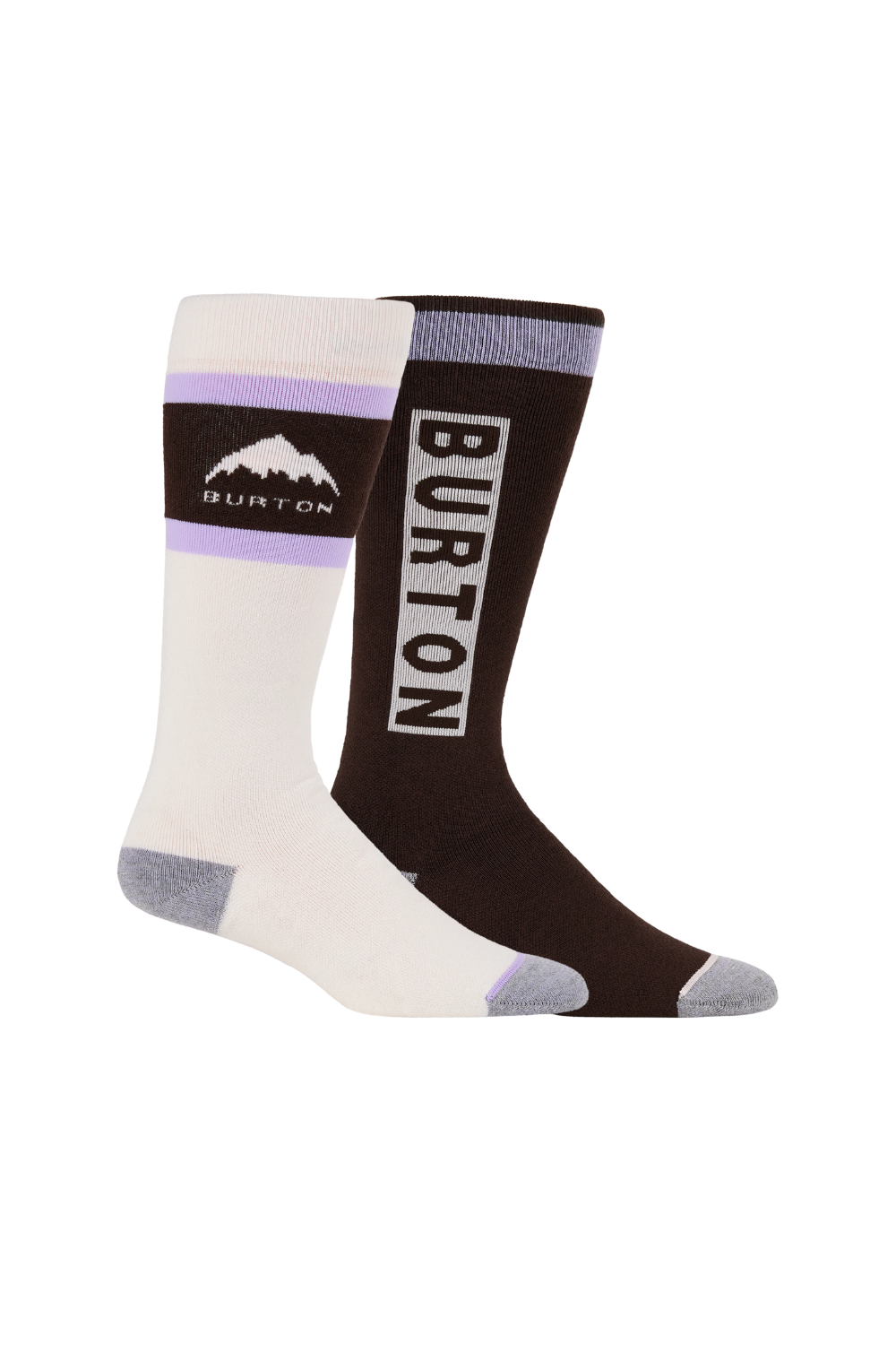 Burton Weekend Womens Midweight Socks 2 Pack Bear Hug Brown
