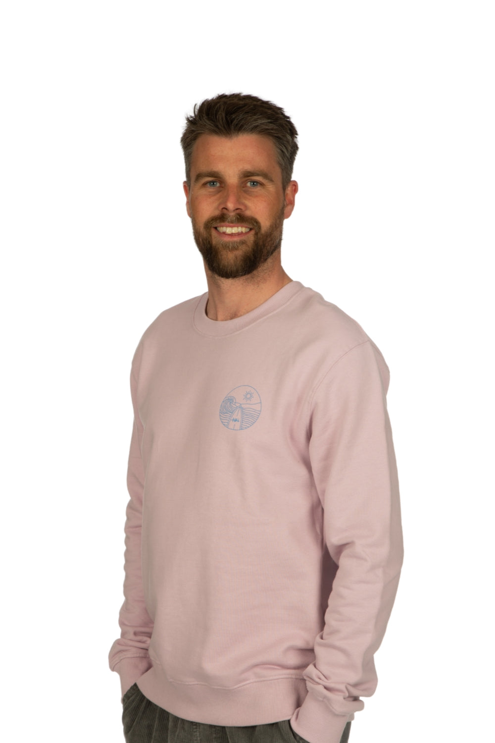 Tiki North Devon Crew Pink