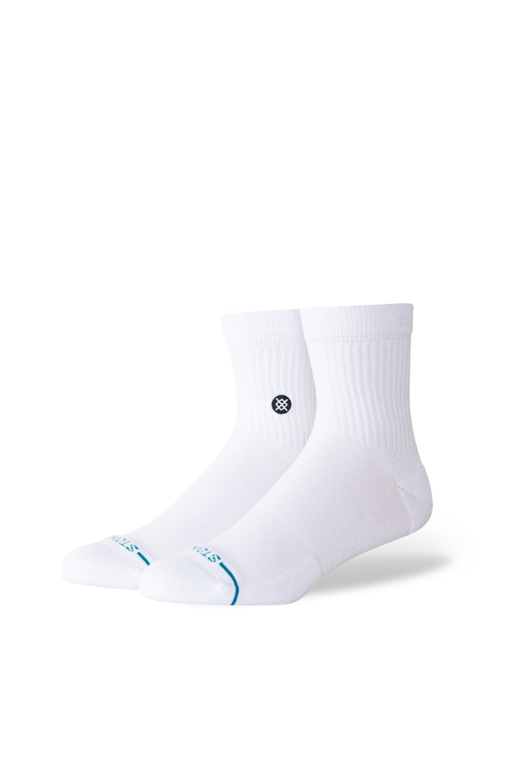 Stance Icon Quarter Crew Socks 3 Pack White