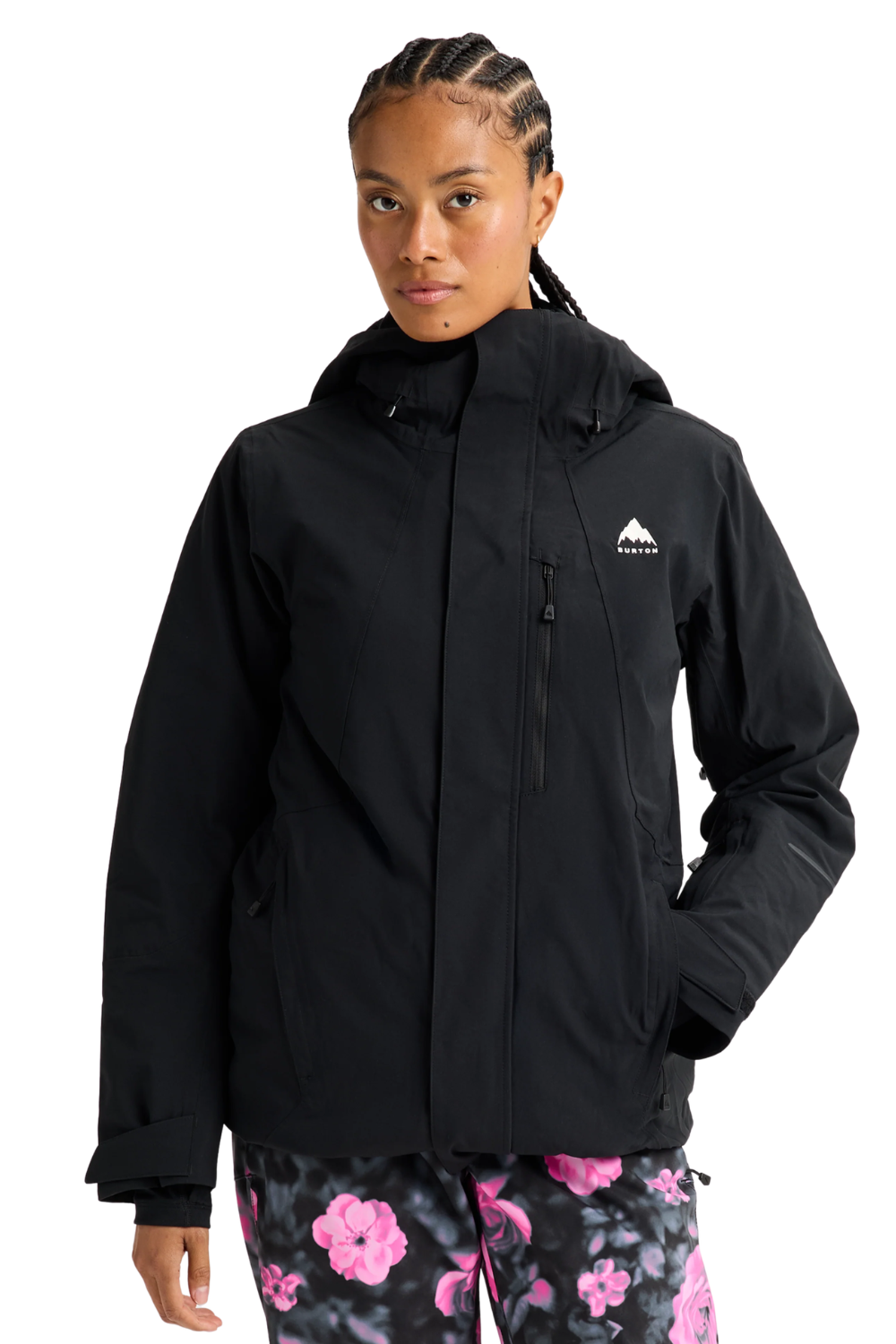 Burton Reserve 2L Womens Insulated Stretch Slim Technical Ski & Snowboard Jacket True Black