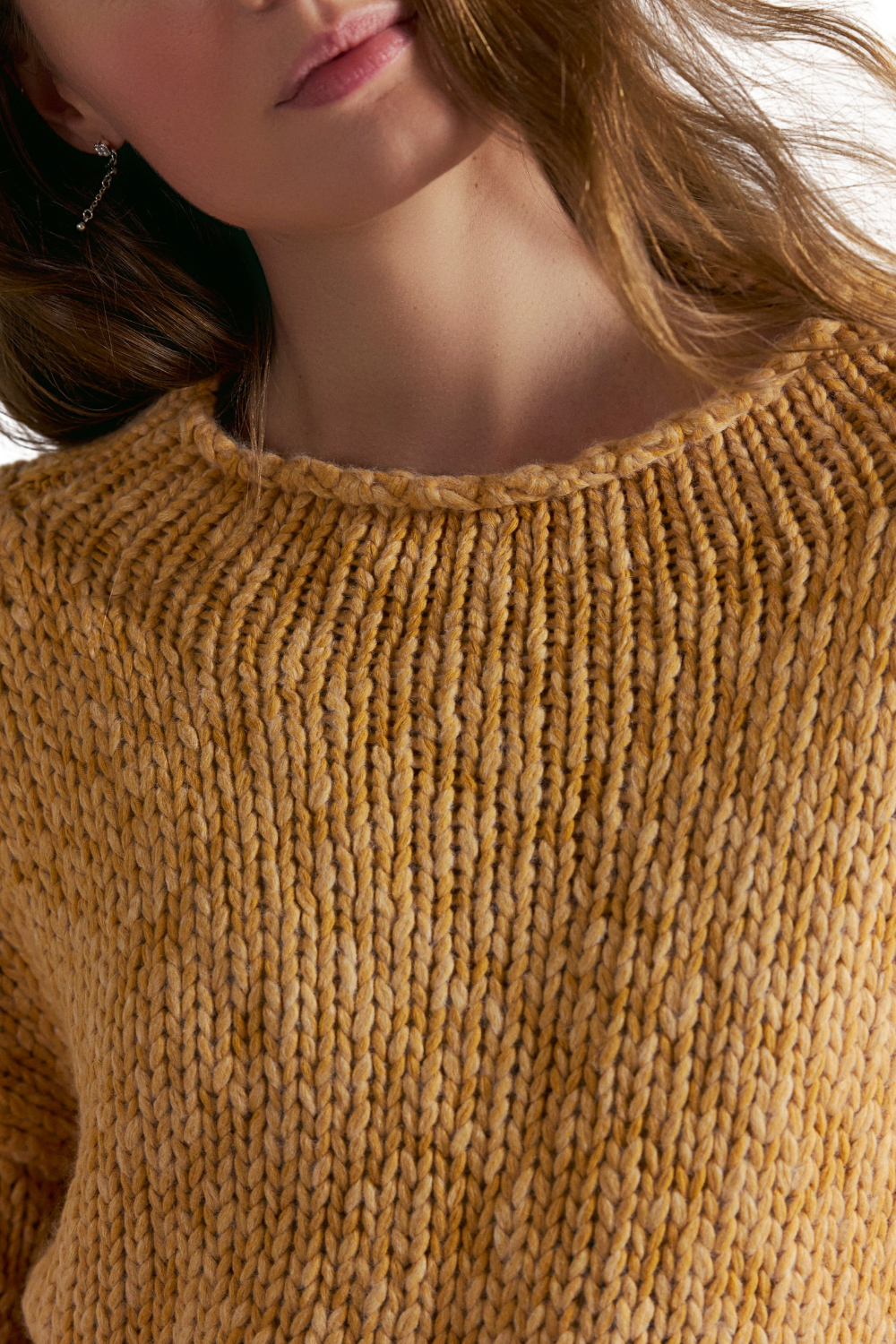Free People Opal Womens Sweater Sweet Potato