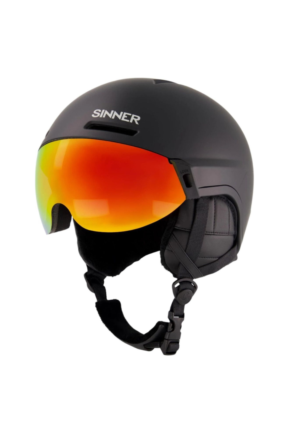 Sinner Montblanc Visor Helmet Matte Black