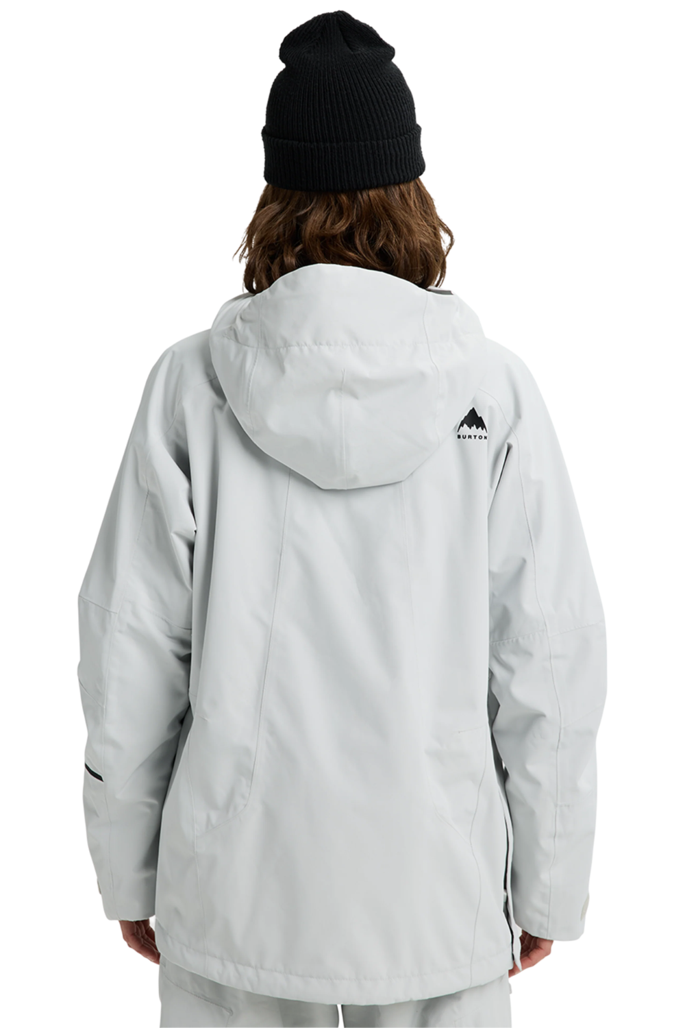 Burton Reserve 2L Womens Relaxed Anorak Technical Ski & Snowboard Jacket Gray Cloud