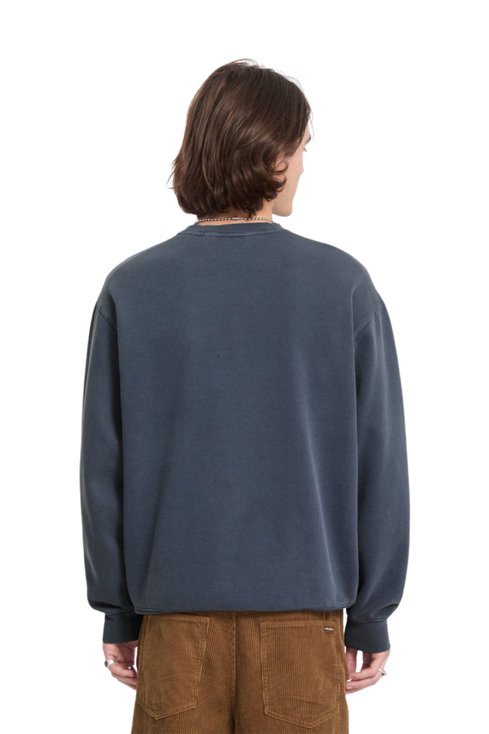 Volcom Single Stone Mens Sweatshirt Storm Blue