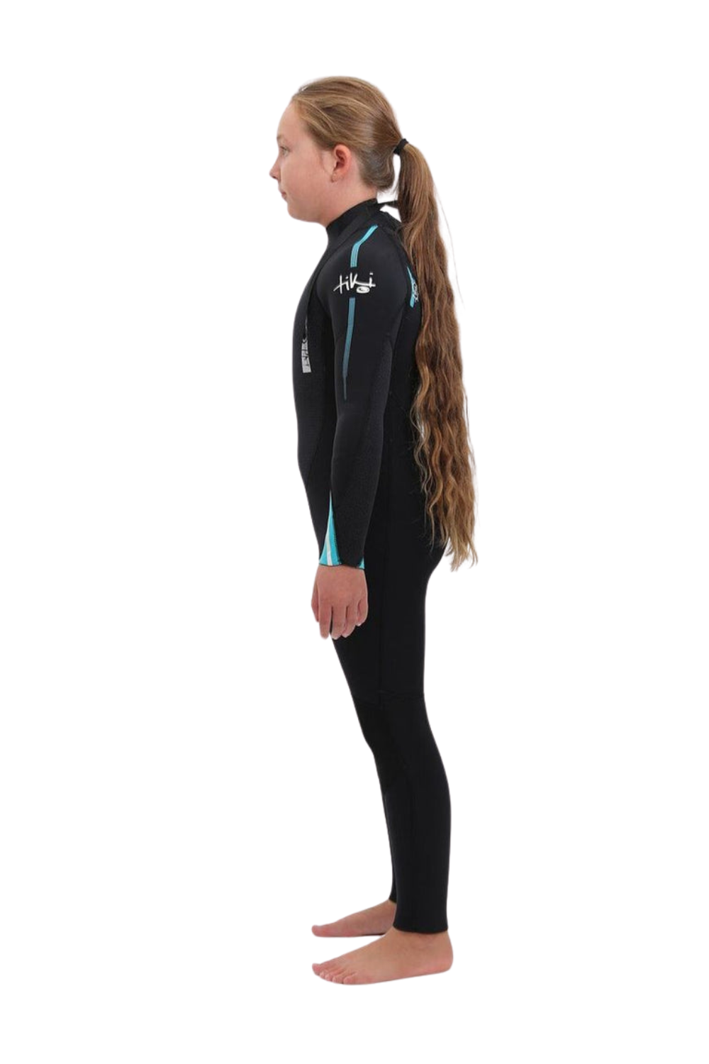 Tiki Tech 5/4/3mm Junior Wetsuit Back Zip Black/Blue