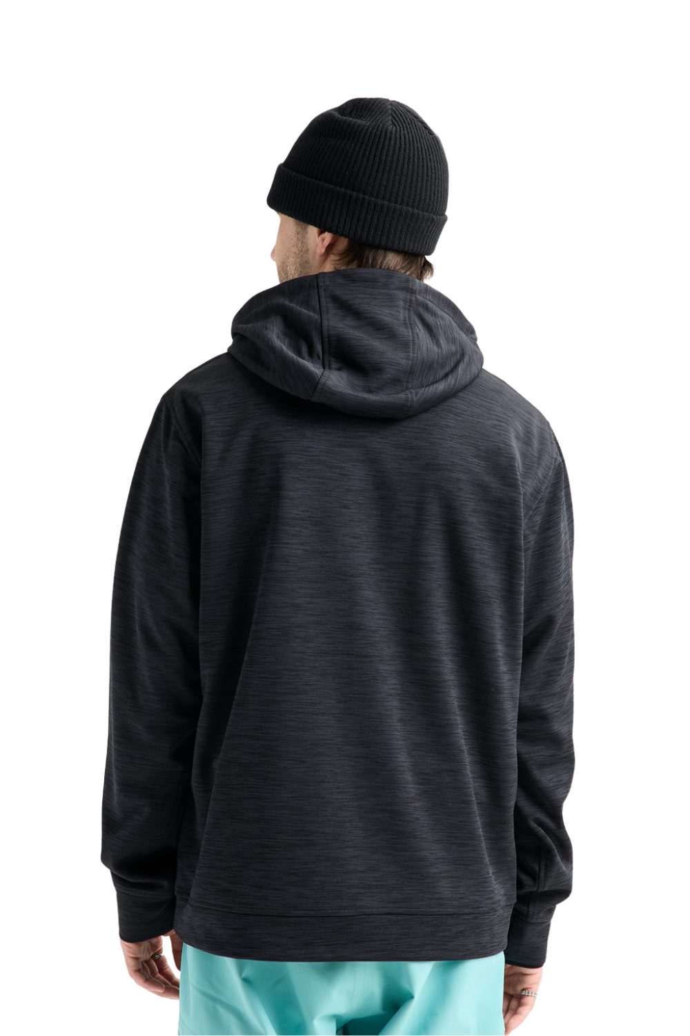Burton Oak Mens Pullover Hoodie True Black Heather