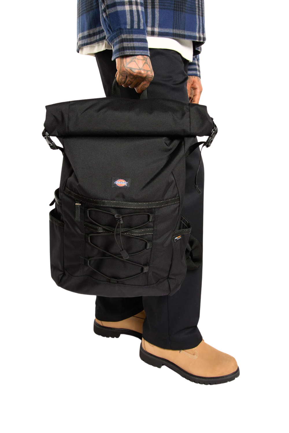 Dickies Ashville Utility Roll Top Backpack Black