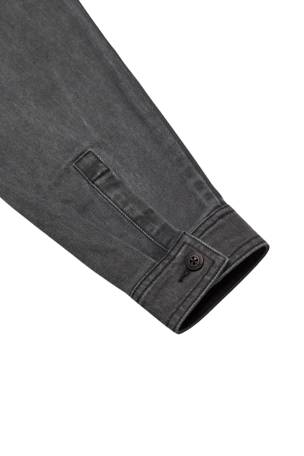 Quiksilver Mohab Mens Washed Twill Shirt Black