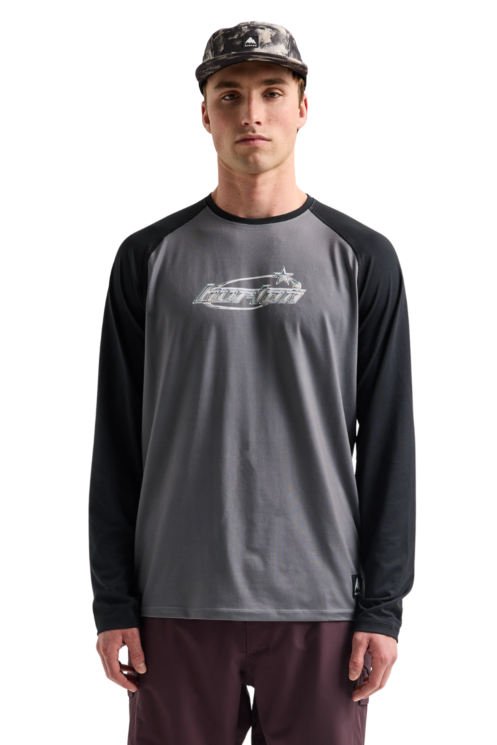 Burton Roadie Mens Base Layer Tech T-Shirt Dragon/True Black