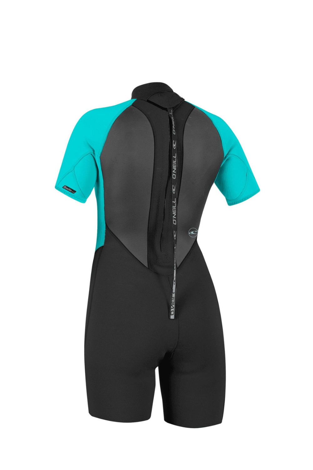 O'Neill Reactor-2 2mm Womens Spring Wetsuit Back Zip Black/Light Aqua
