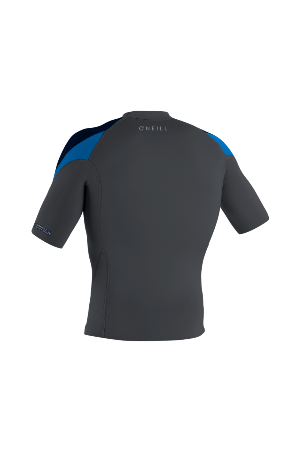 O'Neill Reactor-2 1mm Mens Wetsuit Top Short Sleeve Graphite/Abyss/Ocean