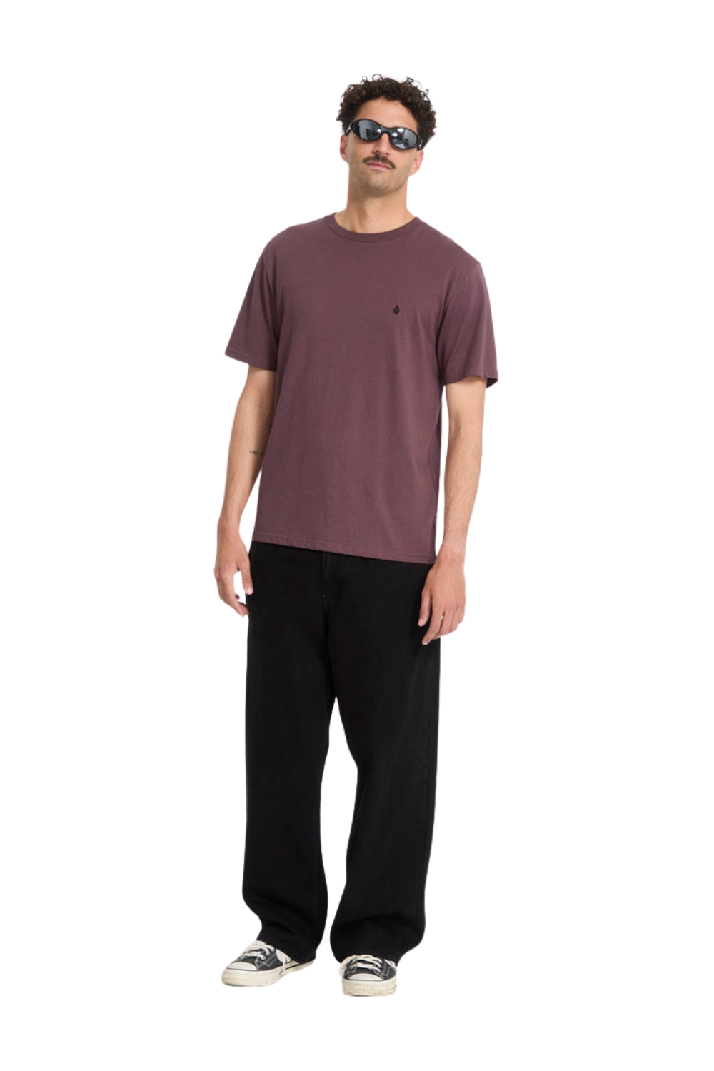 Volcom Stone Blanks Mens T-Shirt Pistol Punch