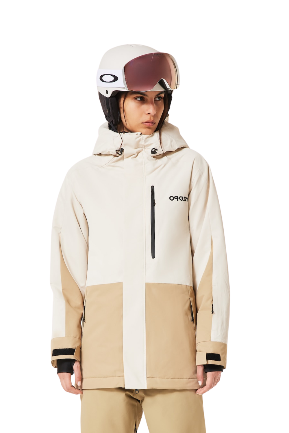 Oakley Womens Tnp Tbt Insulated Snow Jacket Mist/Pebble