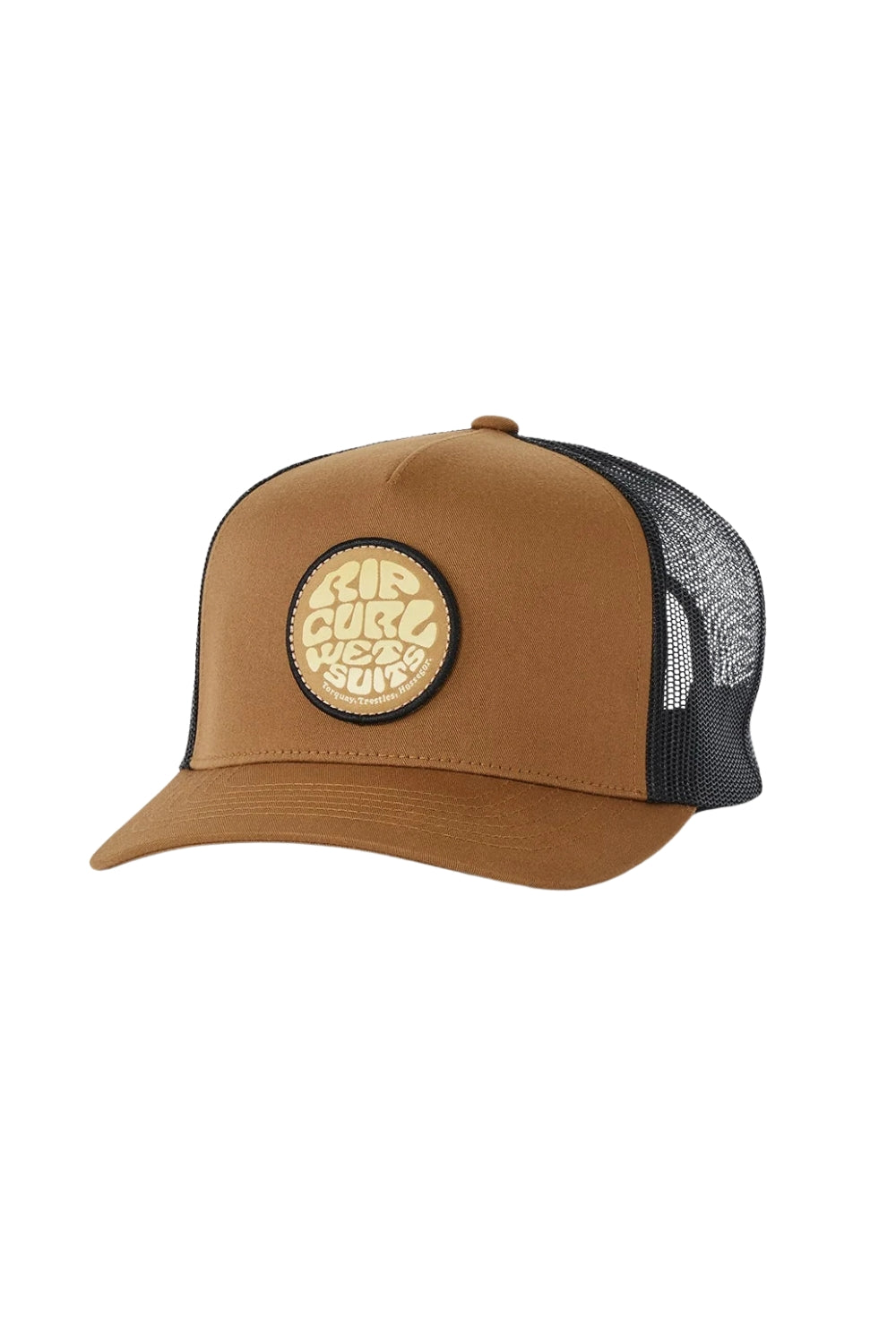 Rip Curl Wetsuit Icon Mens Trucker Cap Mustard Gold