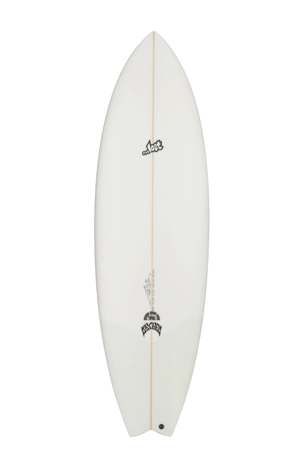 Lost Round Nose Fish 96 Surfboard - PU - Futures - 3 Fins